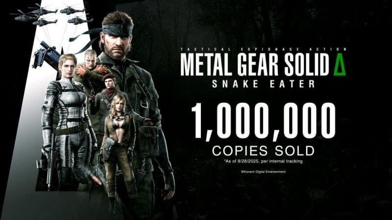 GEEKNPLAY - Metal Gear Solid Delta : Snake Eater - Franchit 1 million de ventes en un temps record