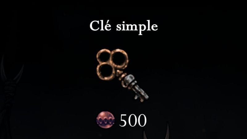 Clé simple Hollow Knight Silksong : Position du second exemplaire et où l'utiliser ?