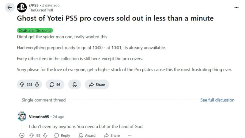 Les escrocs ont encore frappé : Les housses PS5 Pro Ghost of Yotei disparaissent en quelques secondes