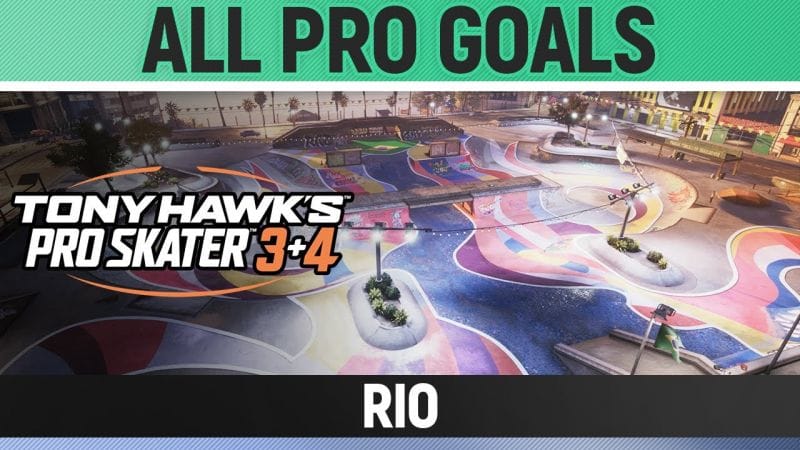 Tony Hawk's Pro Skater 3+4 - Rio - Platinum Score (Christ Air over the bank)