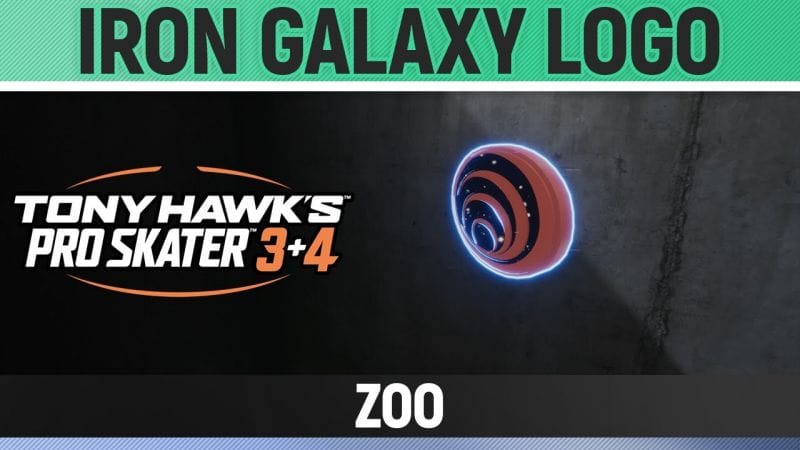 Tony Hawk's Pro Skater 3+4 - Zoo - Iron Galaxy Logo Location