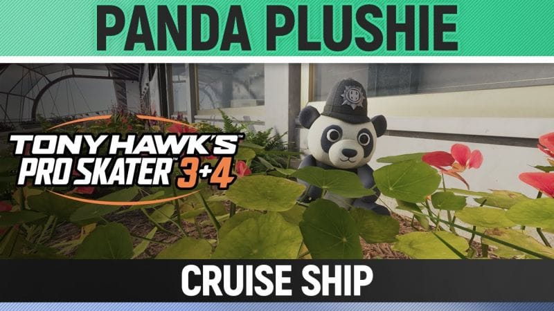 Tony Hawk's Pro Skater 3+4 - Cruise Ship - Panda Plushie Location