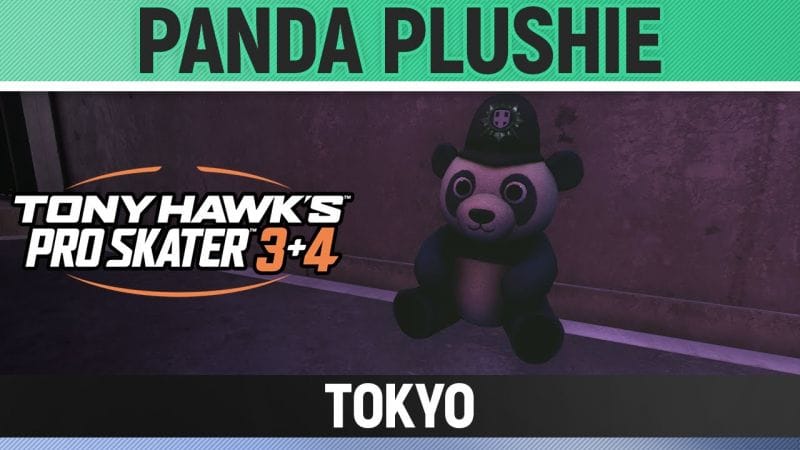 Tony Hawk's Pro Skater 3+4 - Tokyo - Panda Plushie Location