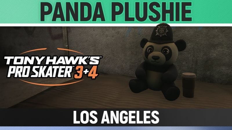 Tony Hawk's Pro Skater 3+4 - Los Angeles - Panda Plushie Location