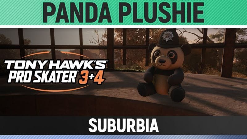 Tony Hawk's Pro Skater 3+4 - Suburbia - Panda Plushie Location