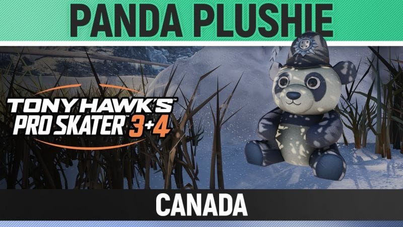 Tony Hawk's Pro Skater 3+4 - Canada - Panda Plushie Location