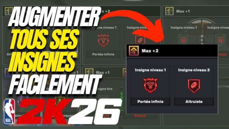COMMENT AVOIR TOUS SES INSIGNES EN 24H SUR NBA 2K26...