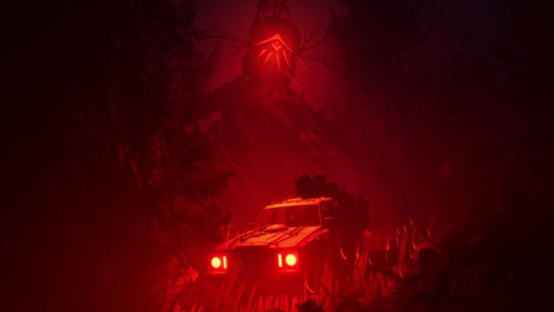 Pacific Drive reprend la route dans le DLC Whispers in the Woods