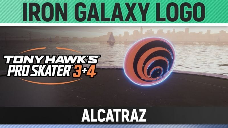 Tony Hawk's Pro Skater 3+4 - Alcatraz - Iron Galaxy Logo Location