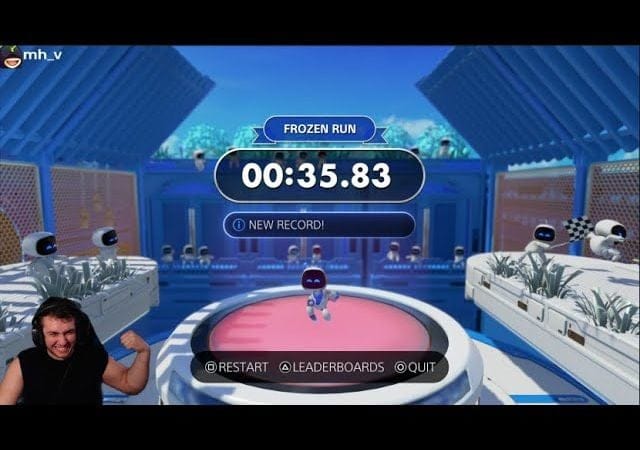 Astro's Playroom Frozen Run in 35.83 [Former] World Record! Speedrun [PS5]