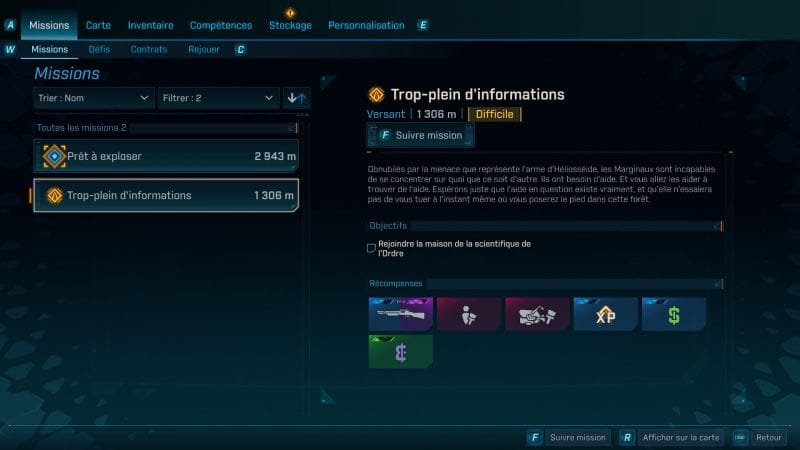 Trop-plein d'informations | Soluce Borderlands 4