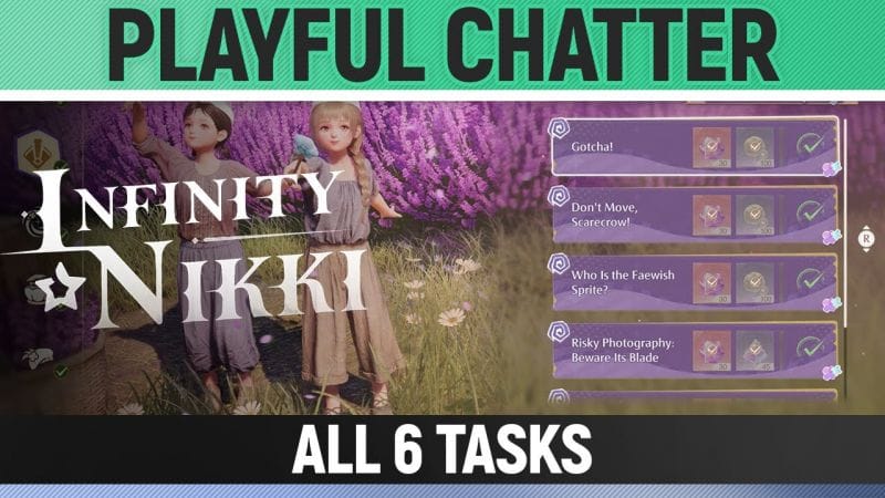 Infinity Nikki - Playful Chatter - All 6 Quests