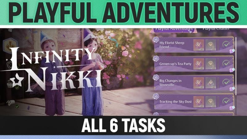Infinity Nikki - Playful Adventures - All 6 Quests