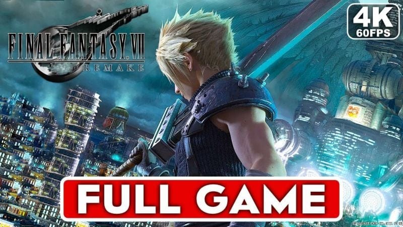 FINAL FANTASY 7 REMAKE Gameplay Walkthrough FULL GAME [4K 60FPS PS5 PRO] - No Commentary