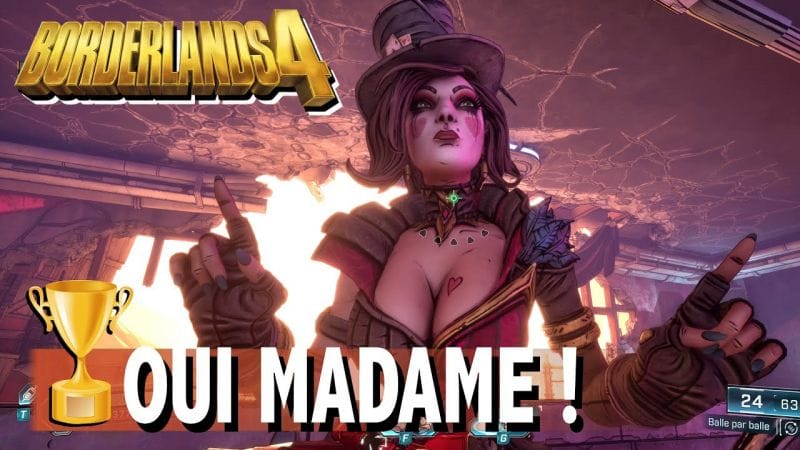 OUI MADAME ! - Comment Donner un pourboire à Moxxi - TROPHÉE / SUCCÈS  BORDERLANDS 4