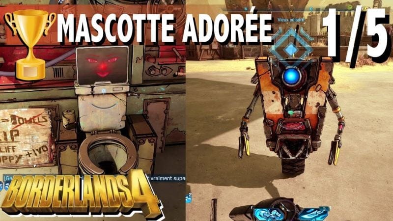 VULGARITÉ / Mission Claptrap 1/5 Mascotte Adorée  BORDERLANDS 4  Mission Secondaire Face Bancale