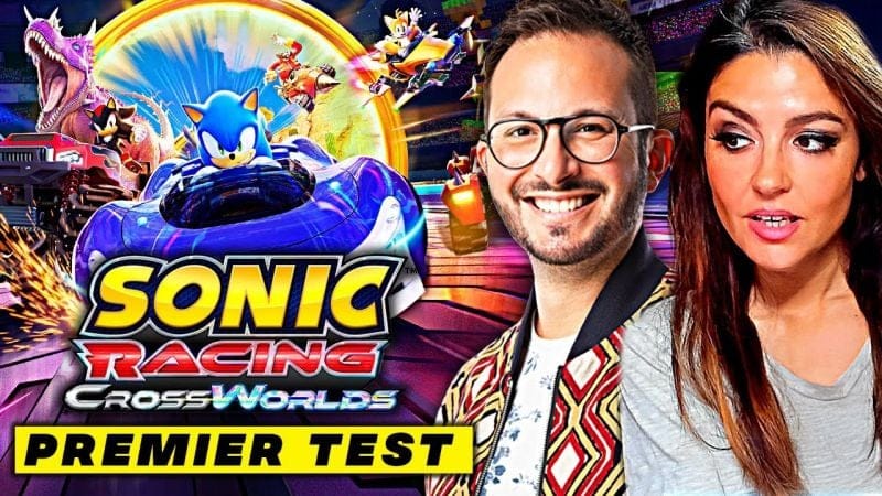 SONIC Racing Cross Worlds : Premier Test 🔥 Plus FORT que MARIO KART WORLDS ?