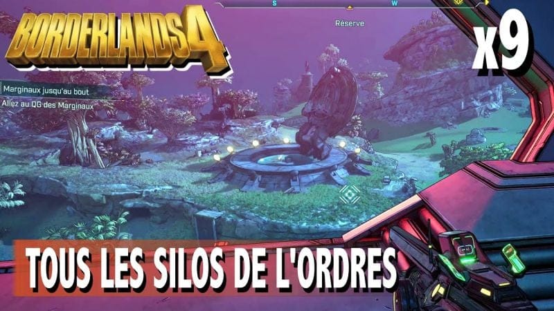 OÙ TROUVER Tous les Silos de l'ordre x9 - Ballonnophilie défi BORDERLANDS 4
