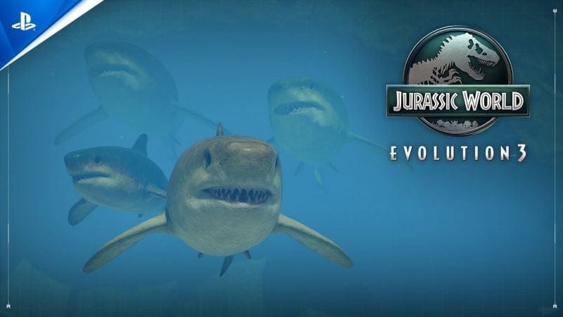 Jurassic World Evolution 3 - Megalodon Dinosaur Showcase | PS5 Games