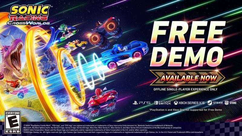 La démo de Sonic Racing: CrossWorlds est disponible - IG News