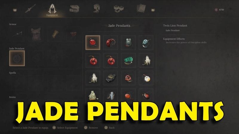Wuchang Fallen Feathers - All Jade Pendants Showcase
