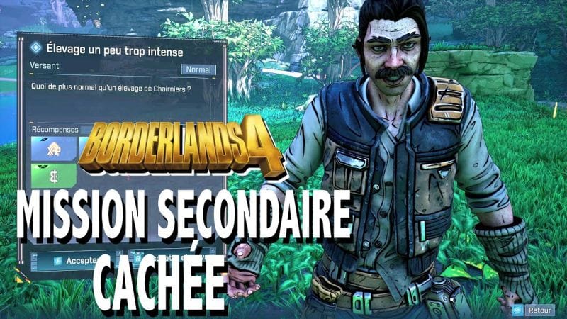 ÉLEVAGE UN PEU TROP INTENSE & TAPE CHAIRNIERS Mission Secondaire Cachée BORDERLANDS 4