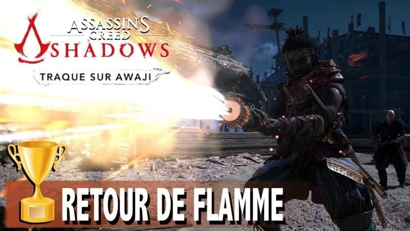 RETOUR DE FLAMME  - TEZUTSU EXPLOSIF LÂCHÉ SUR ENNEMI - ASSASSIN'S CREED SHADOWS TRAQUE SUR AWAJI