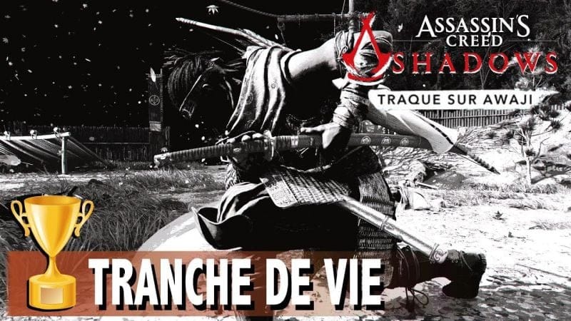 TRANCHE DE VIE - 5 ennemis avec 1 FRAPPE DE LAME DE VENT - ASSASSIN'S CREED SHADOWS TRAQUE SUR AWAJI