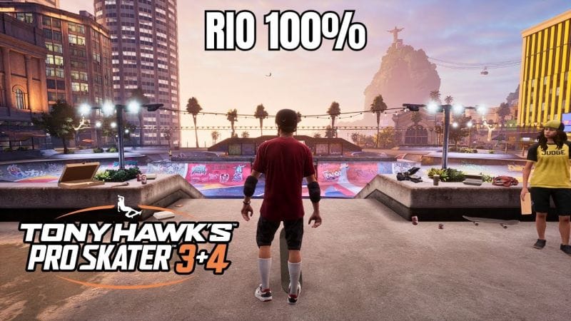 Tony Hawk's Pro Skater 3+4: Rio Walkthrough - Gold Medal and Collectibles