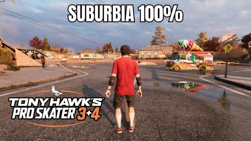 Tony Hawk's Pro Skater 3+4: Suburbia Walkthrough - All Park Goals and Collectibles