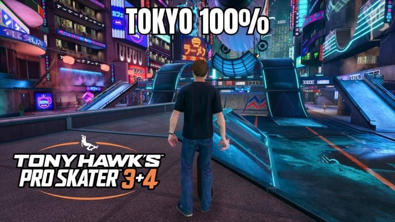 Tony Hawk's Pro Skater 3+4: Tokyo Walkthrough - Gold Medal and Collectibles