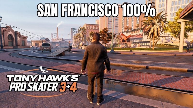 Tony Hawk's Pro Skater 3+4: San Francisco Walkthrough - All Park Goals and Collectibles