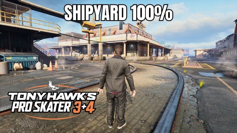 Tony Hawk's Pro Skater 3+4: Shipyard Walkthrough - All Park Goals and Collectibles