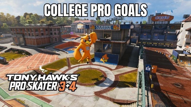 Tony Hawk's Pro Skater 3+4: College Walkthrough - All Pro Goals