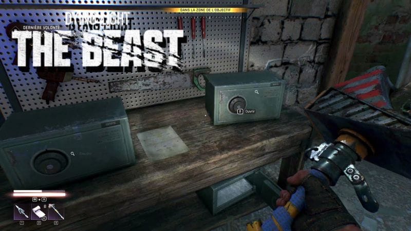QUELLE SONT LES COMBINAISON DES 3 COFFRES d'IRIS DERNIÈRE VOLONTÉ - DYING LIGHT THE BEAST