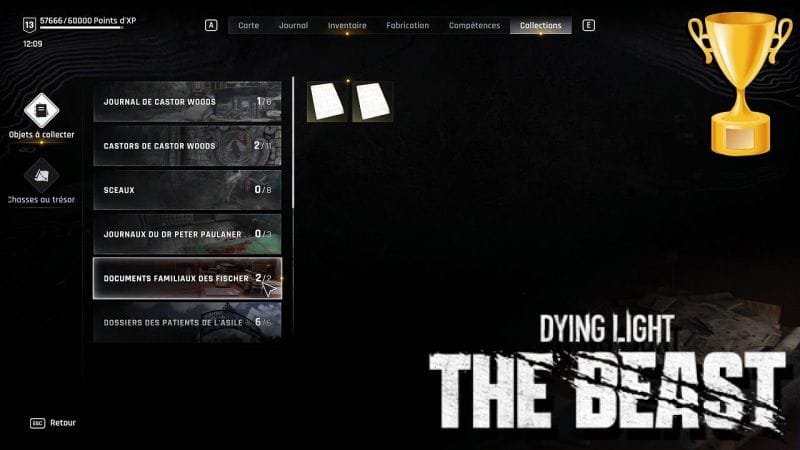 TOUS LES DOCUMENTS FAMILLIAUX DES FISCHER x2 - DYING LIGHT THE BEAST