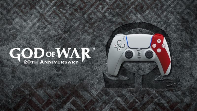 Célébrez l’héritage de Kratos avec la manette sans fil DualSense – Édition limitée 20e anniversaire de God of War