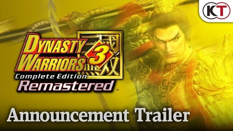 Dynasty Warriors 3: Complete Edition Remastered signera le retour le 19 mars 2026 d'un opus charnière