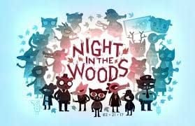 Platine night in the wood