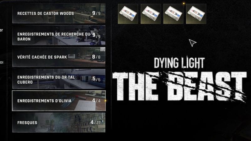 OÙ TROUVER Tous les ENREGISTREMENT D'OLIVIA Collector - DYING LIGHT THE BEAST