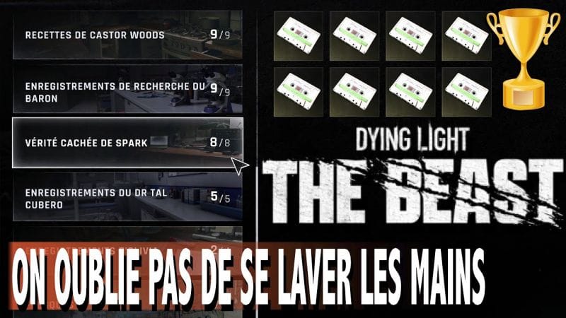 TOUS Les Enregistrements VÉRITÉ CACHÉE DE SPARK x9 - DYING LIGHT THE BEAST