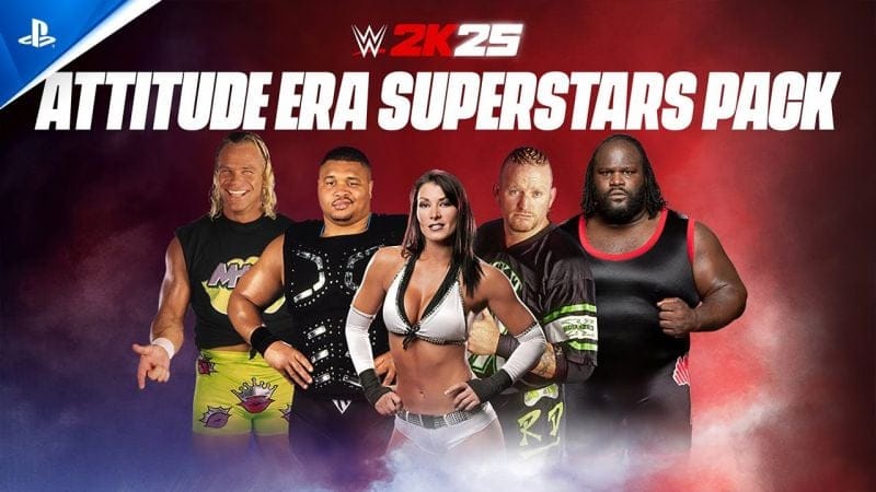 WWE 2K25 - Attitude Era Superstars DLC 4 Trailer | PS5 & PS4 Games