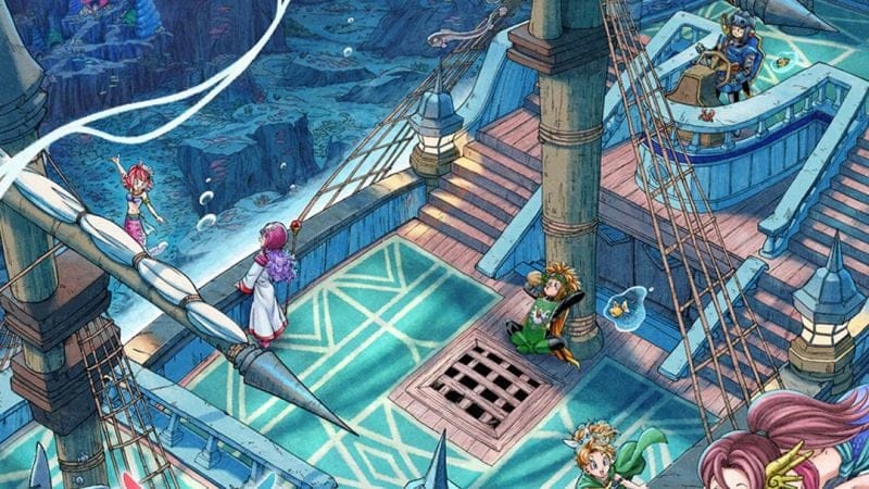 Un aperçu des nouveaux environnements sous-marins que Dragon Quest I & II HD-2D Remake introduira.