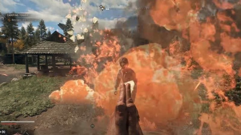 Dying Light The Beast : une arme magique se cache derrière la voie 9¾ et des blocs Minecraft