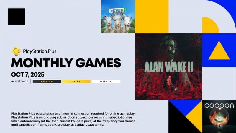 PlayStation Plus : Les jeux du mois d'Octobre 2025 | News  - PSthc.fr