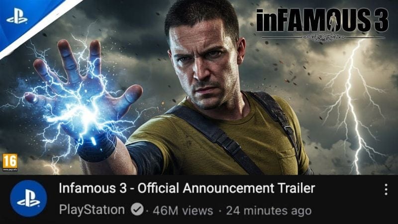 Infamous 3 - First Trailer | Sucker Punch | PS5 | Concept