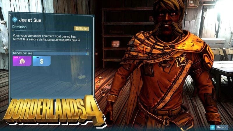 BORDERLANDS 4 - JOE ET SUE - Récupérer les paquets x3 / Mission Secondaire
