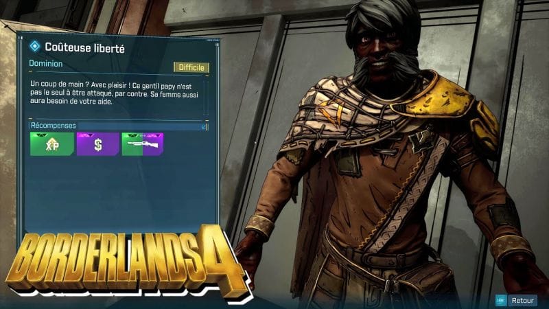 BORDERLANDS 4 - COÛTEUSE LIBERTÉ - Récupérer les paquets x3 / Mission Secondaire