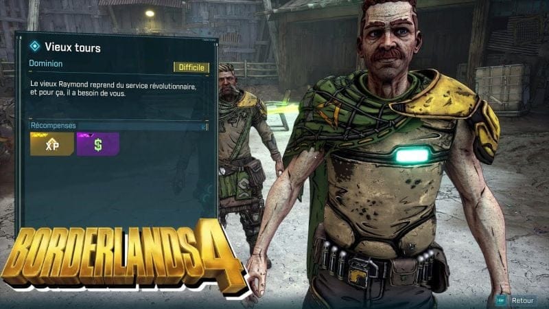 BORDERLANDS 4 - RAYMOND - RAYMOND ET SES GARS - VIEUX TOURS /  Mission Secondaire