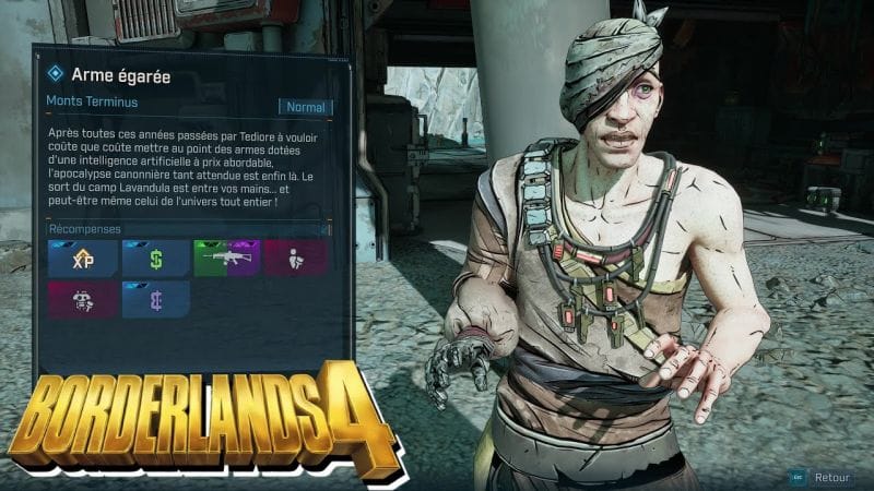 BORDERLANDS 4 - ARME ÉGARÉE / Mission Secondaire